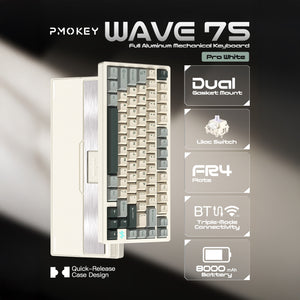 PMOKEY Wave 75 Pro * Aluminum Wireless Keyboard MKGL7W7XX8 |78750|