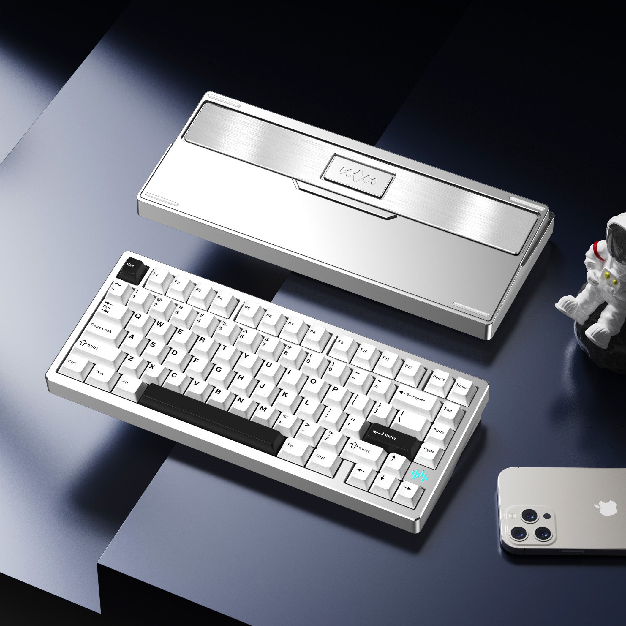 PMOKEY Wave 75 Pro * Aluminum Wireless Keyboard MKGL7W7XX8 |78749|