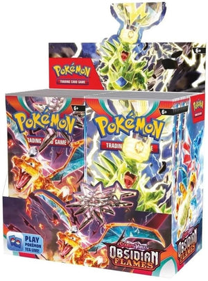 Pokemon Scarlet and Violet Obsidian Flames Booster Box MKEIZLOCU0 |0|