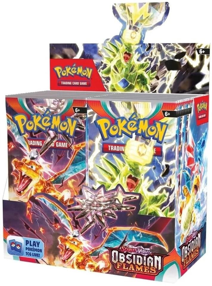 Pokemon Scarlet and Violet Obsidian Flames Booster Box MKEIZLOCU0 |0|