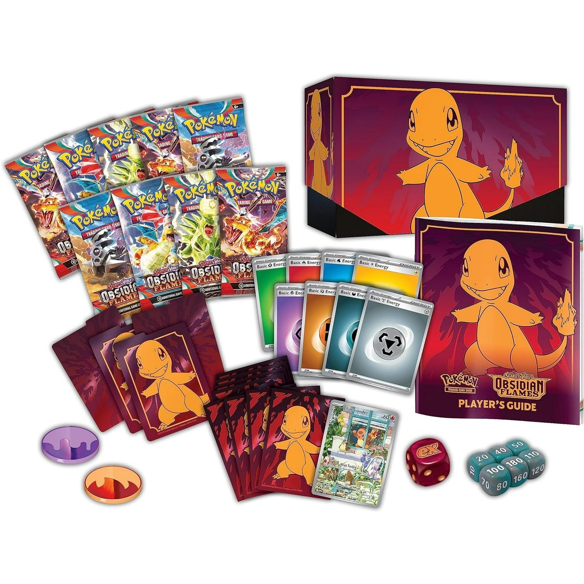 Pokemon Scarlet and Violet Obsidian Flames Elite Trainer Box MKB8F8HMQP |78804|