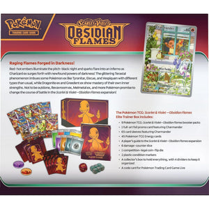 Pokemon Scarlet and Violet Obsidian Flames Elite Trainer Box MKB8F8HMQP |78803|