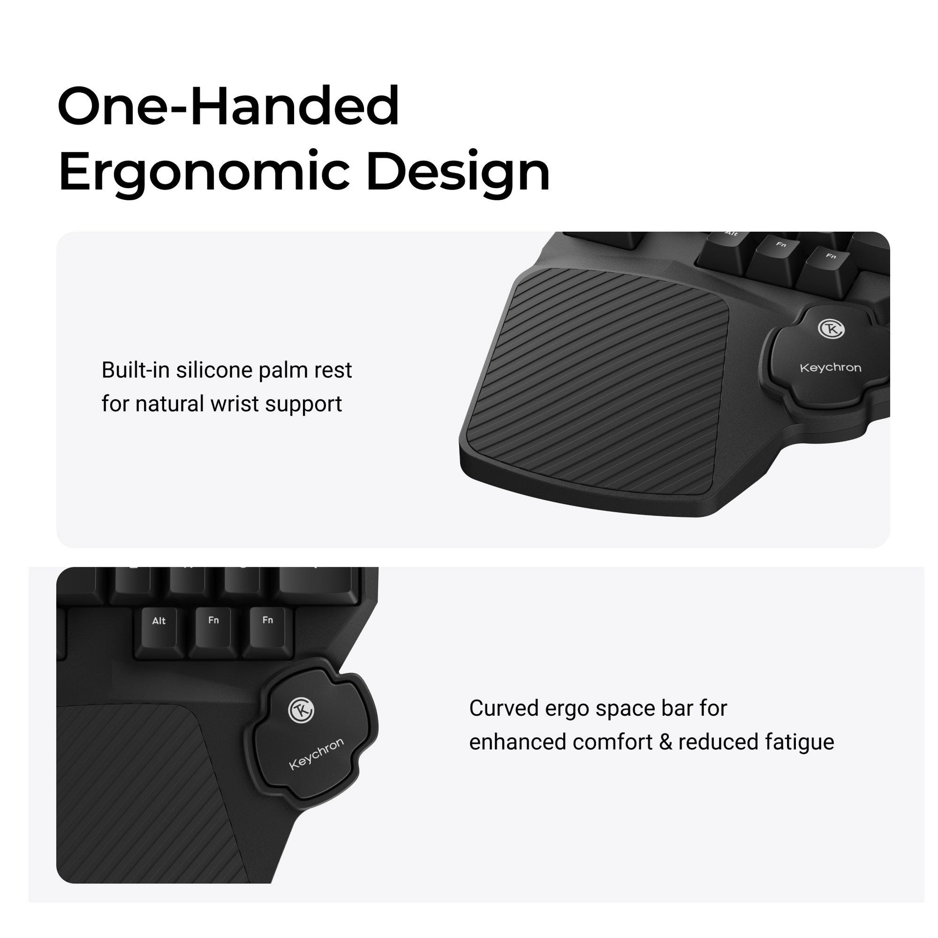 Keychron C0 HE One-Handed 8K Keyboard MKCI2ZNCSW |78789|