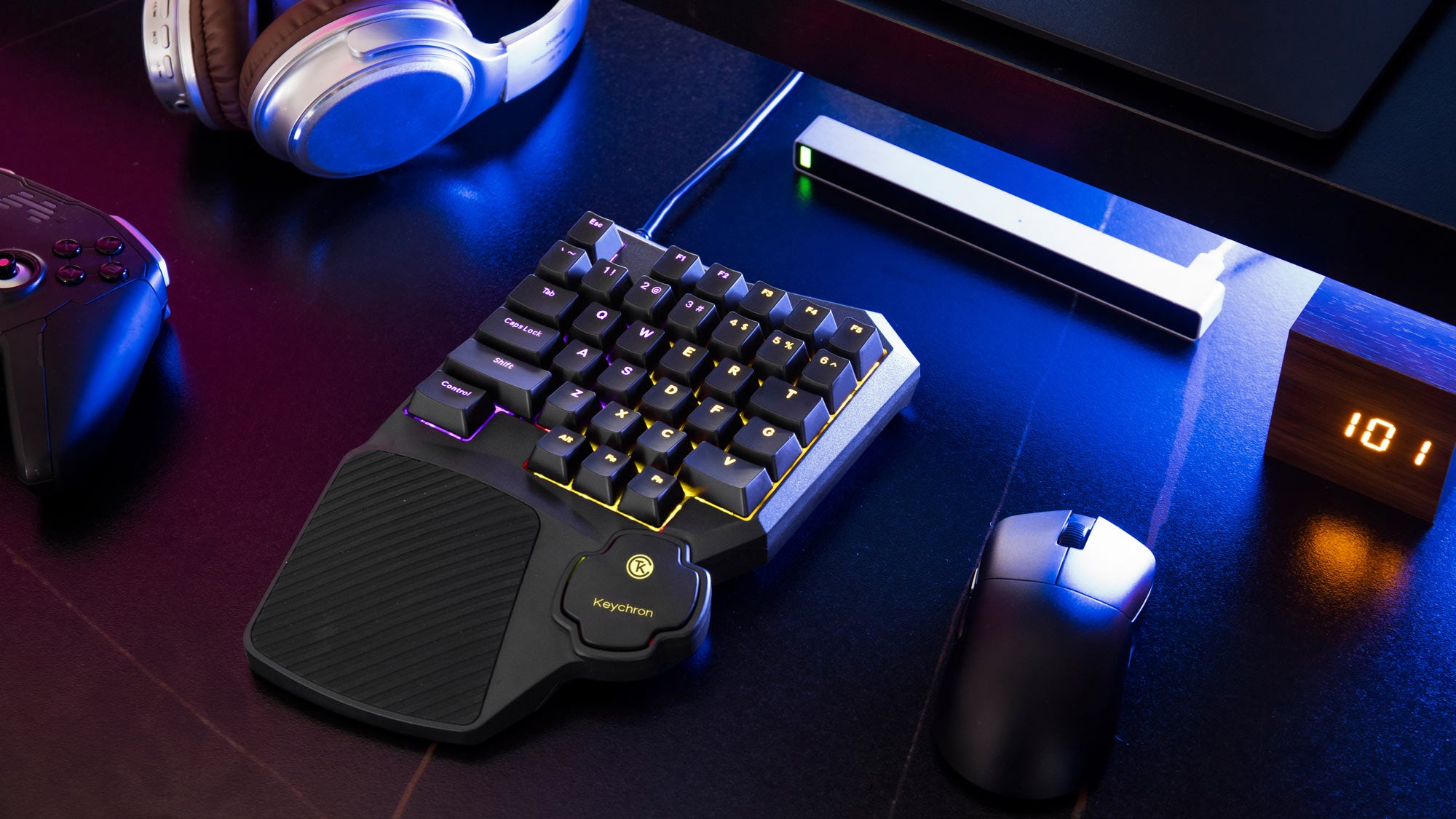 Keychron C0 HE One-Handed 8K Keyboard MKCI2ZNCSW |78801|