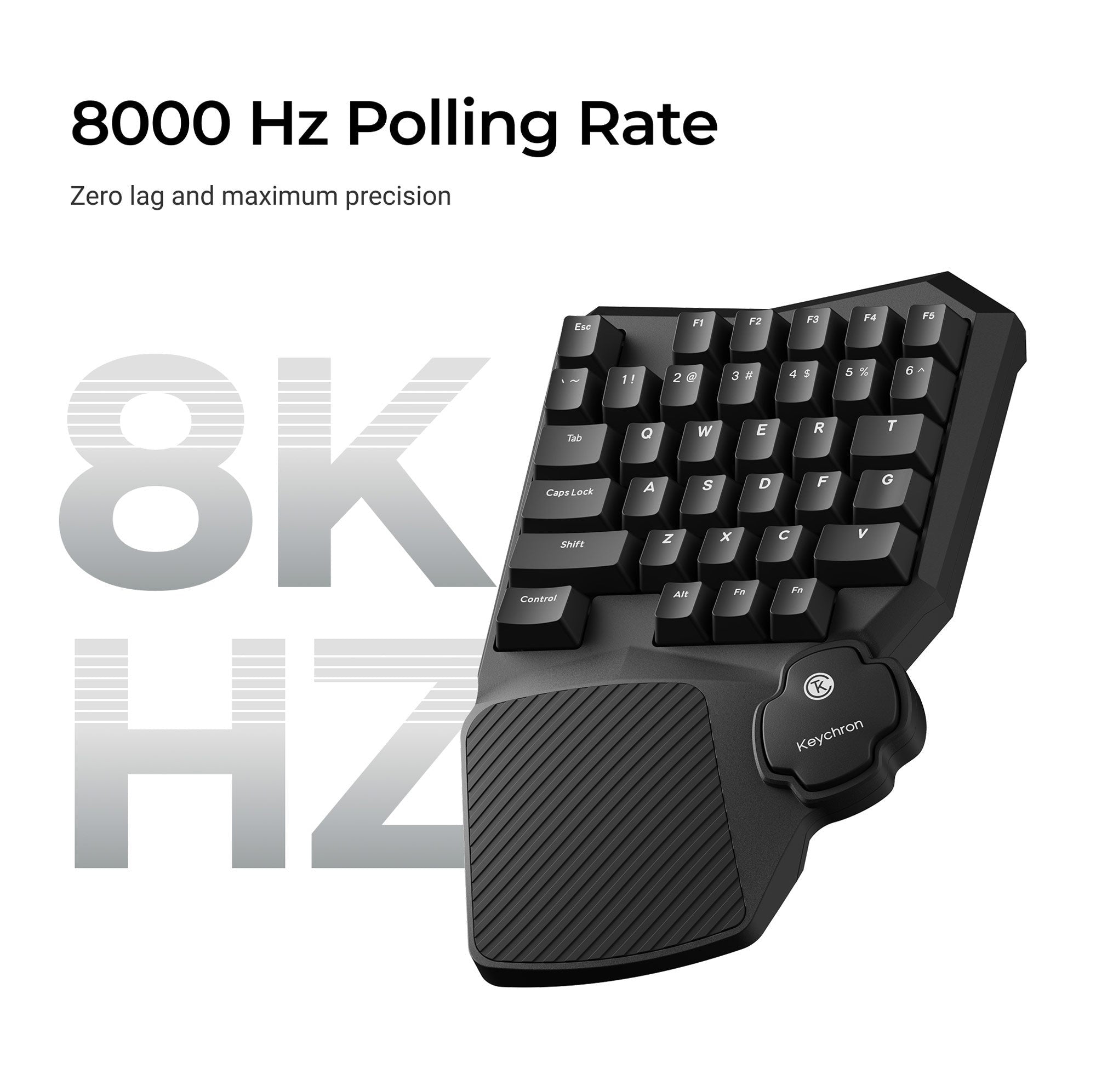 Keychron C0 HE One-Handed 8K Keyboard MKCI2ZNCSW |78792|