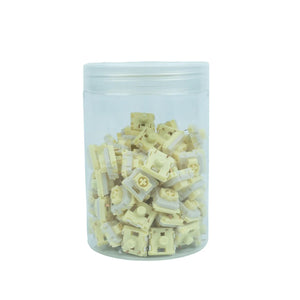 Gateron KS-33 Low Profile Banana Chocolate Tactile 50g Plate Mount Switch MKZB2SO228 |78945|