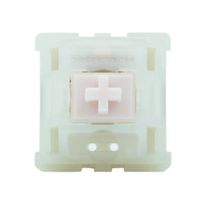 Gateron KS-3X1 Milky Pro Pink Linear Silent 45g PCB Mount Switch MKBG1PTL21 |79088|