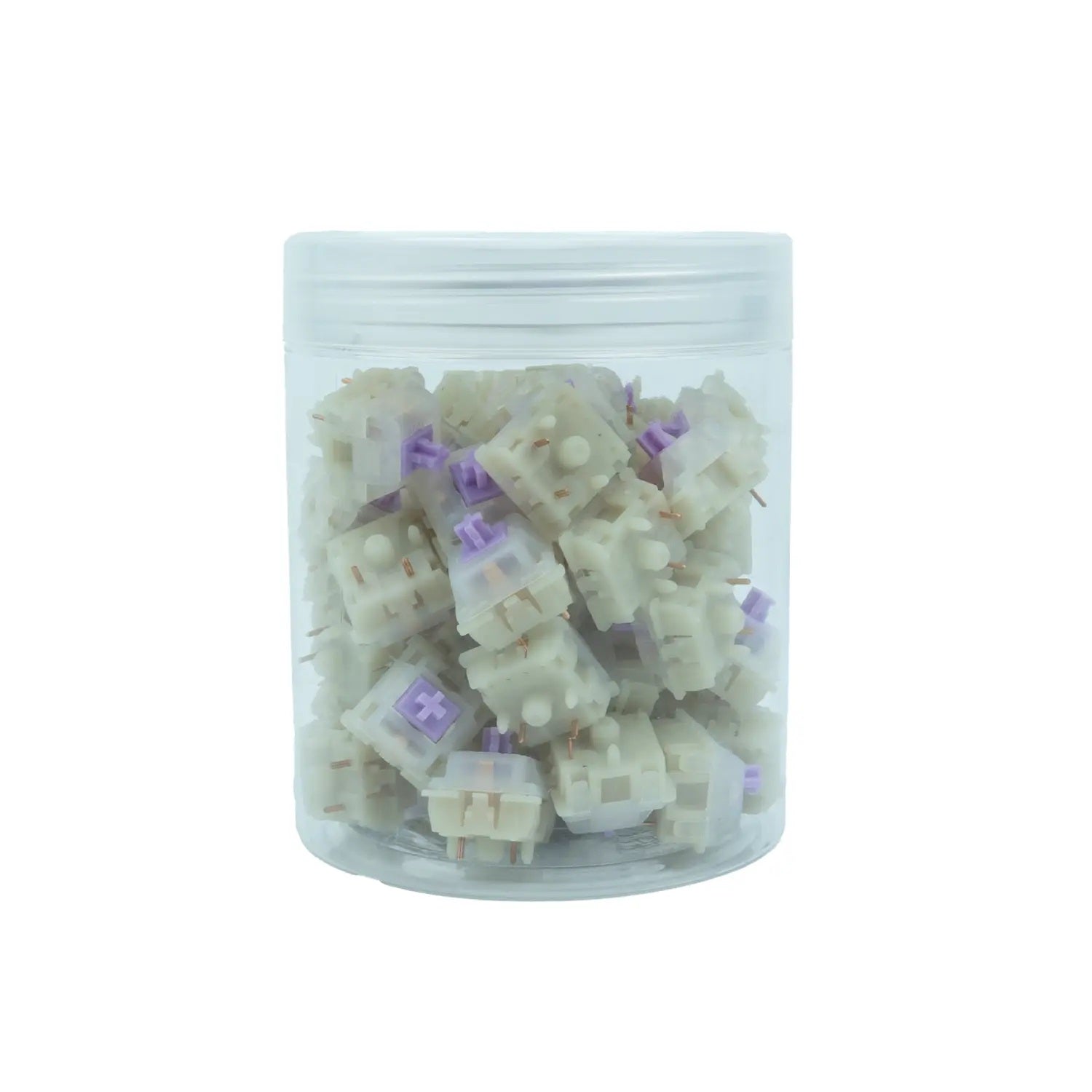 Gateron KS-3X1 Milky Pro Purple Tactile Silent 55g PCB Mount Switch MKB08VYWY5 |79083|