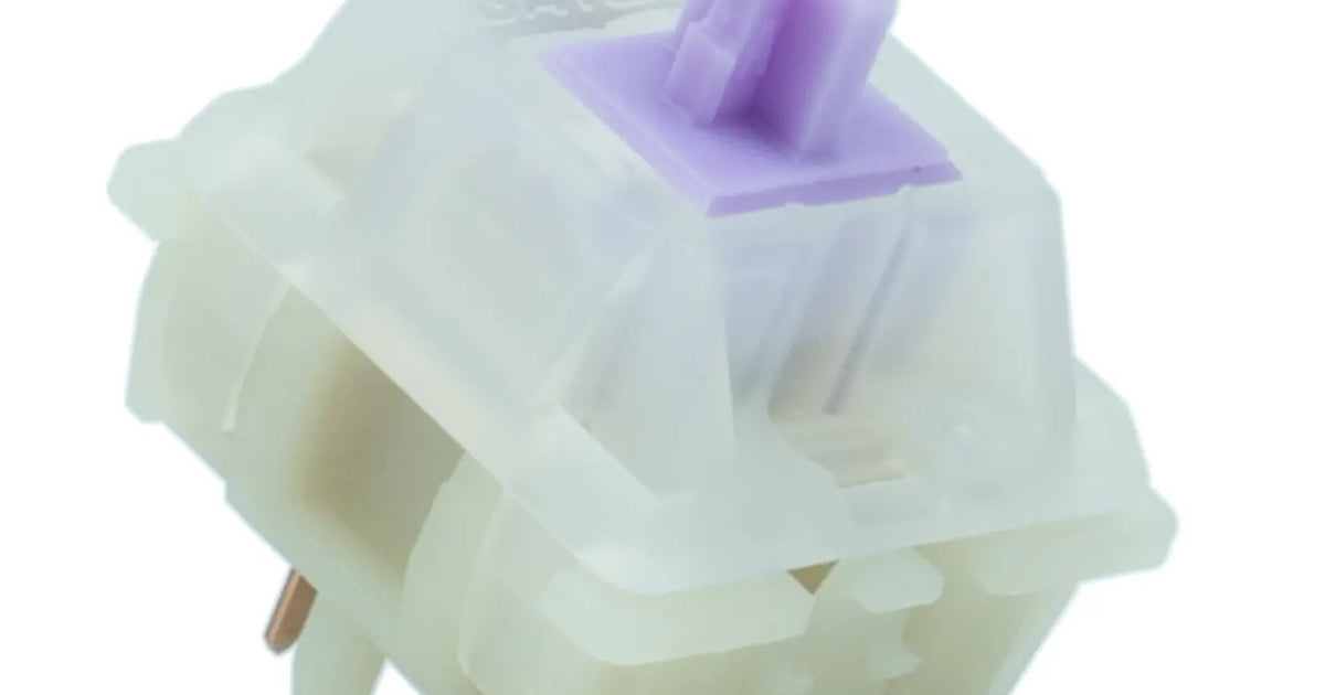 Gateron KS-3X1 Milky Pro Tactile Silent Purple 55g PCB Mount Switch
