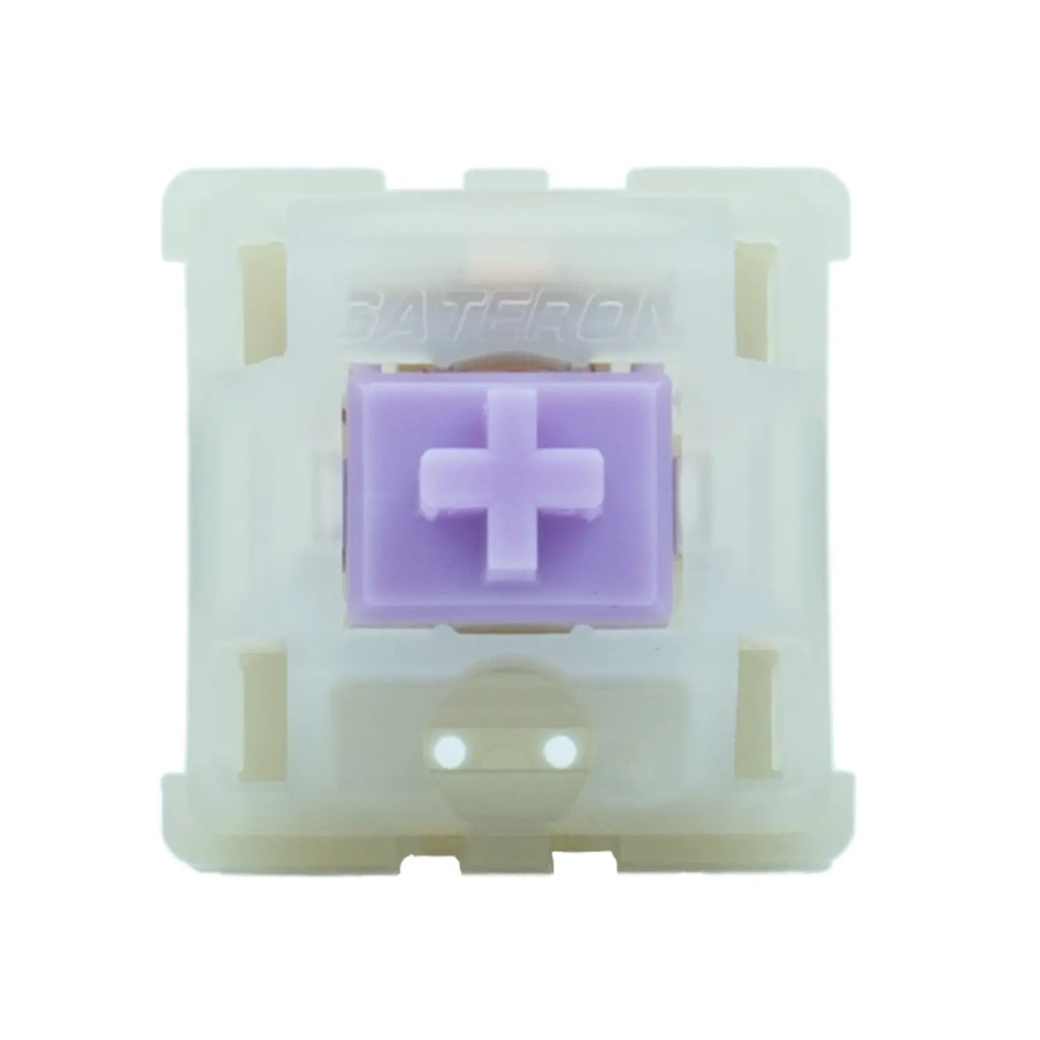 Gateron KS-3X1 Milky Pro Purple Tactile Silent 55g PCB Mount Switch MKB08VYWY5 |79082|