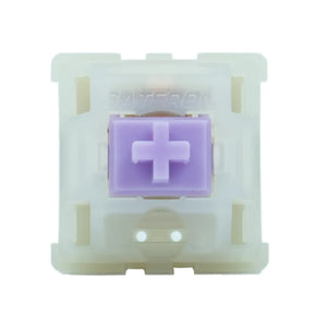 Gateron KS-3X1 Milky Pro Purple Tactile Silent 55g PCB Mount Switch MKB08VYWY5 |79082|