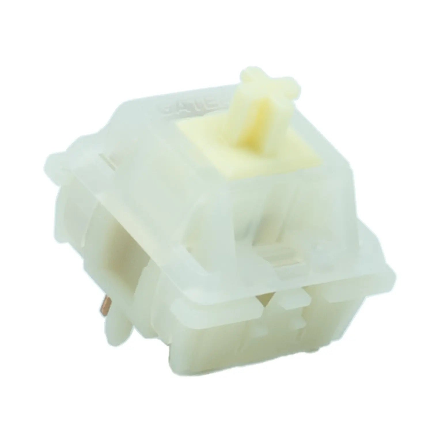 Gateron KS-3X1 Milky Pro Yellow Heavy Tactile Silent 60g PCB Mount Switch MKN2LMR8J6 |0|