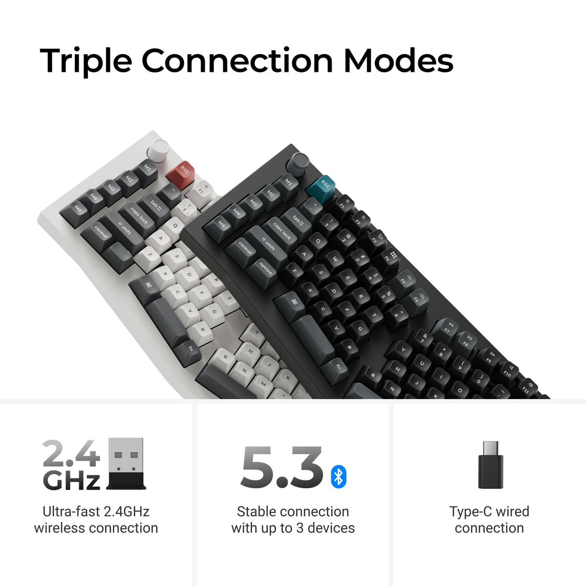 Keychron Q13 Ultra 8K Aluminum 96% Alice Wireless Keyboard