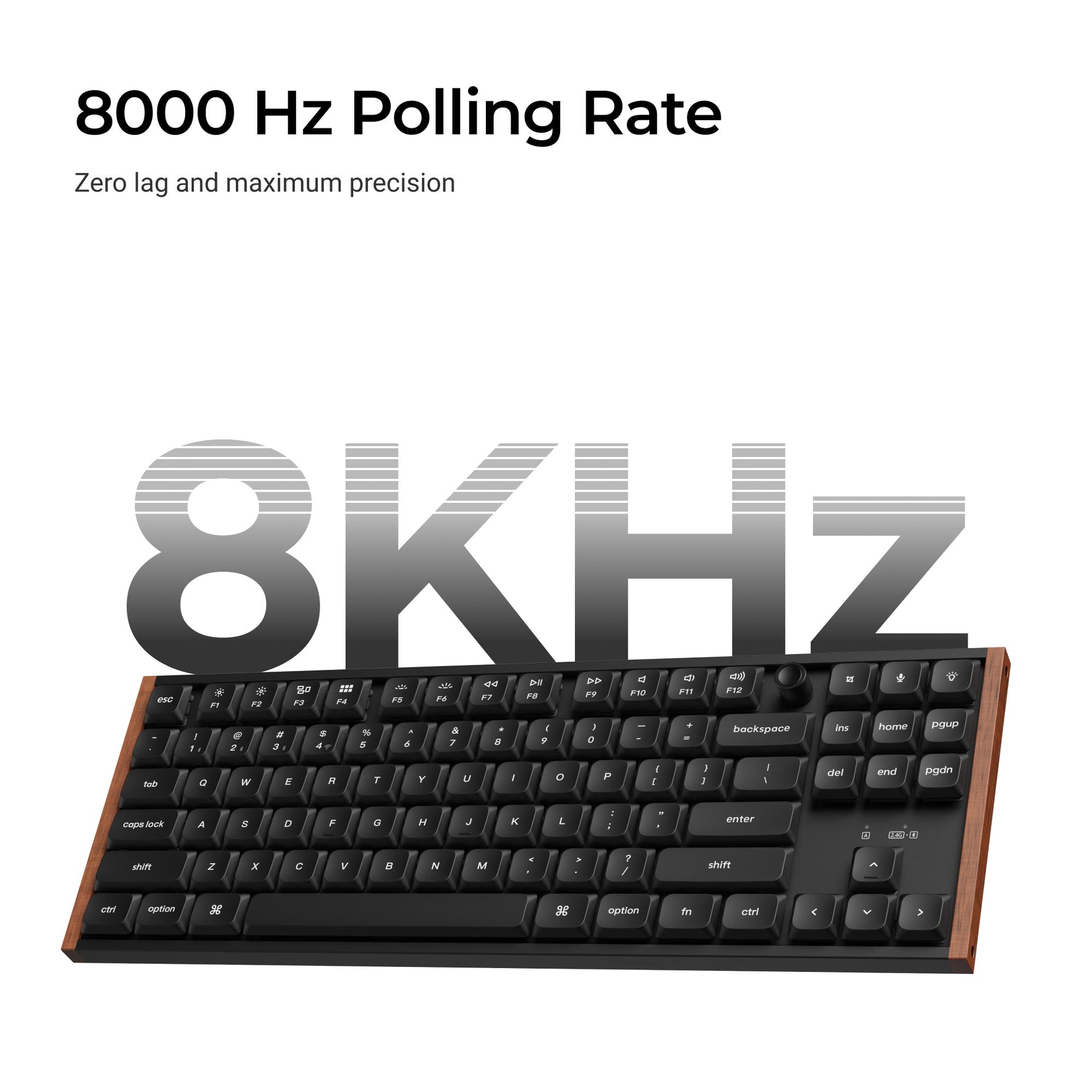 Keychron K1 Ultra 8K TKL Low Profile Wireless Keyboard MKFGSVTOQW |79968|