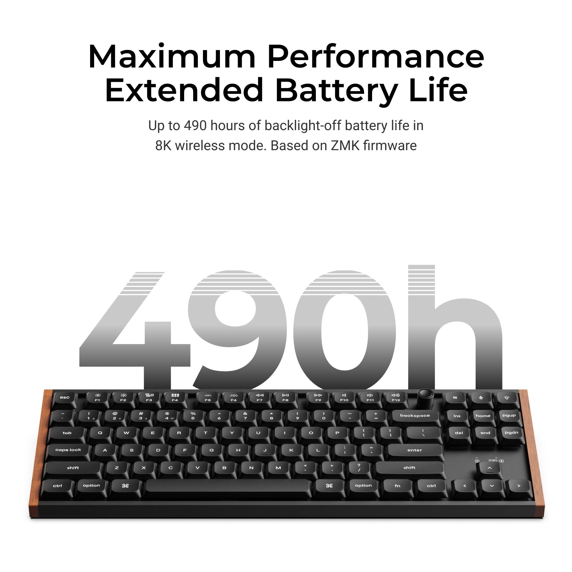 Keychron K1 Ultra 8K TKL Low Profile Wireless Keyboard MKFGSVTOQW |79963|