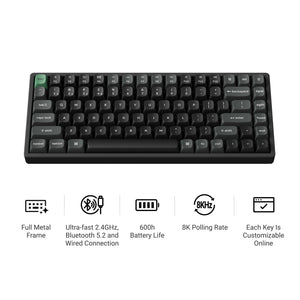 Keychron K2 Ultra 8K 75% Wireless Keyboard MK2MNNRTJQ |79789|