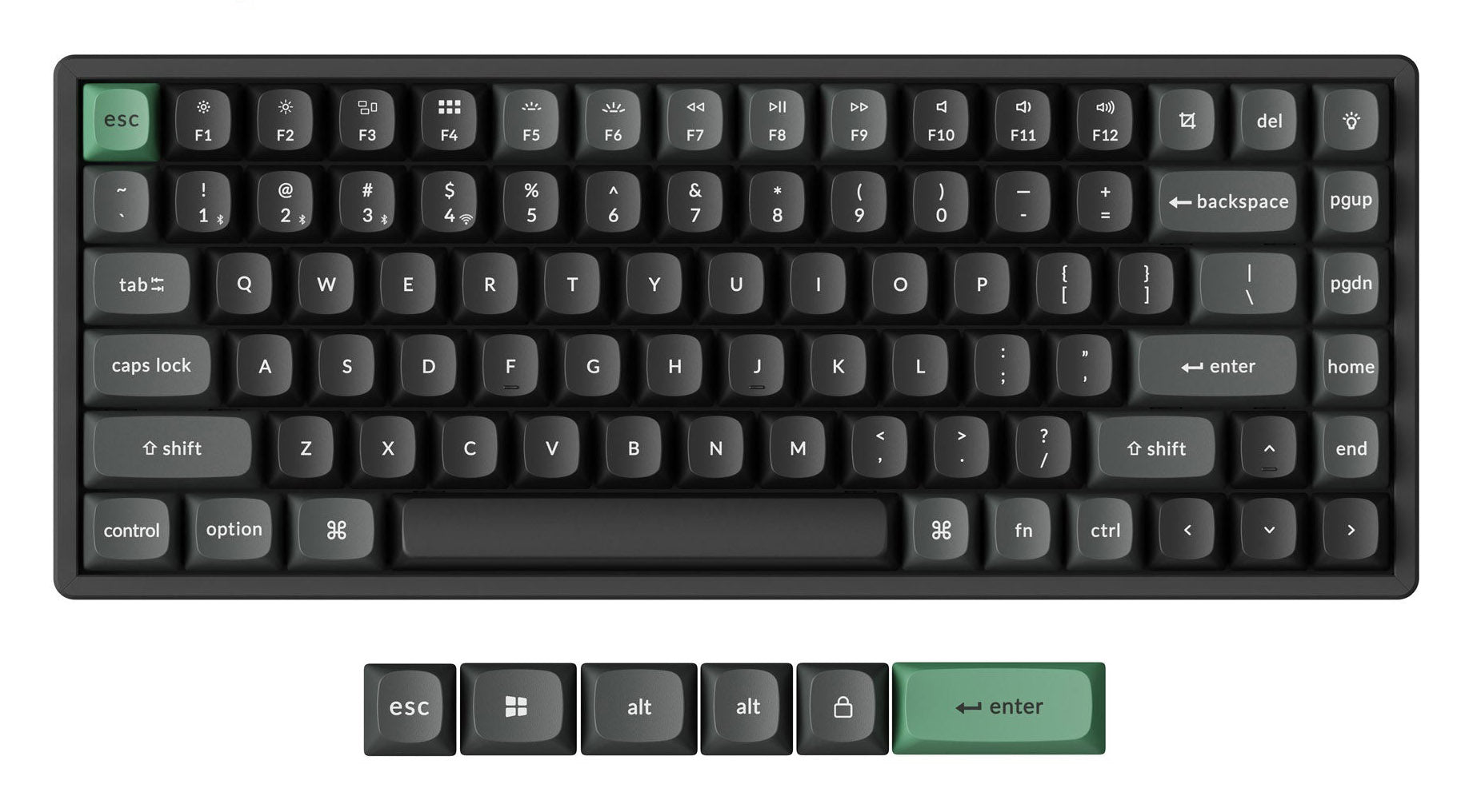 Keychron K2 Ultra 8K 75% Wireless Keyboard MK2MNNRTJQ |0|