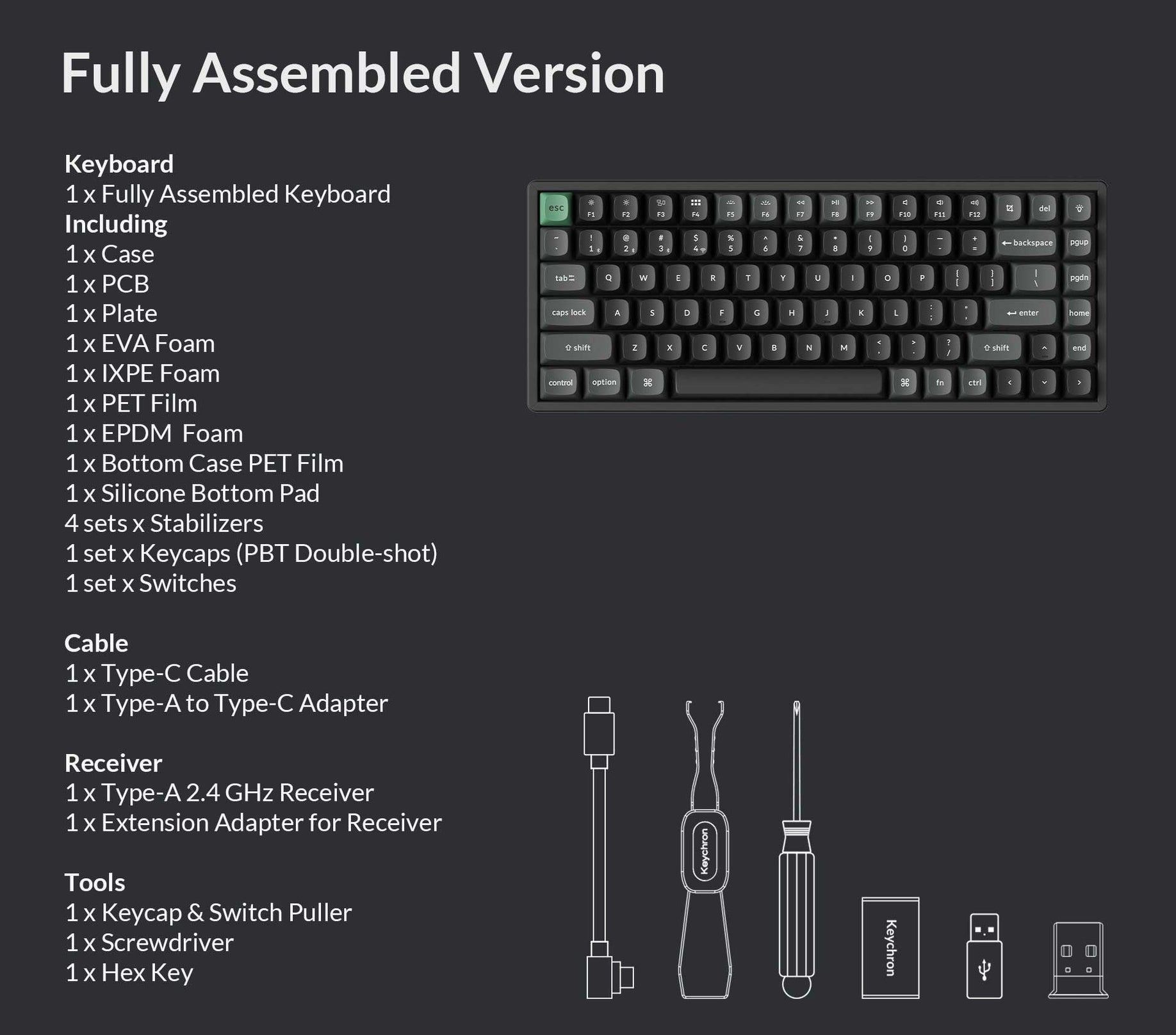Keychron K2 Ultra 8K 75% Wireless Keyboard MK2MNNRTJQ |79800|