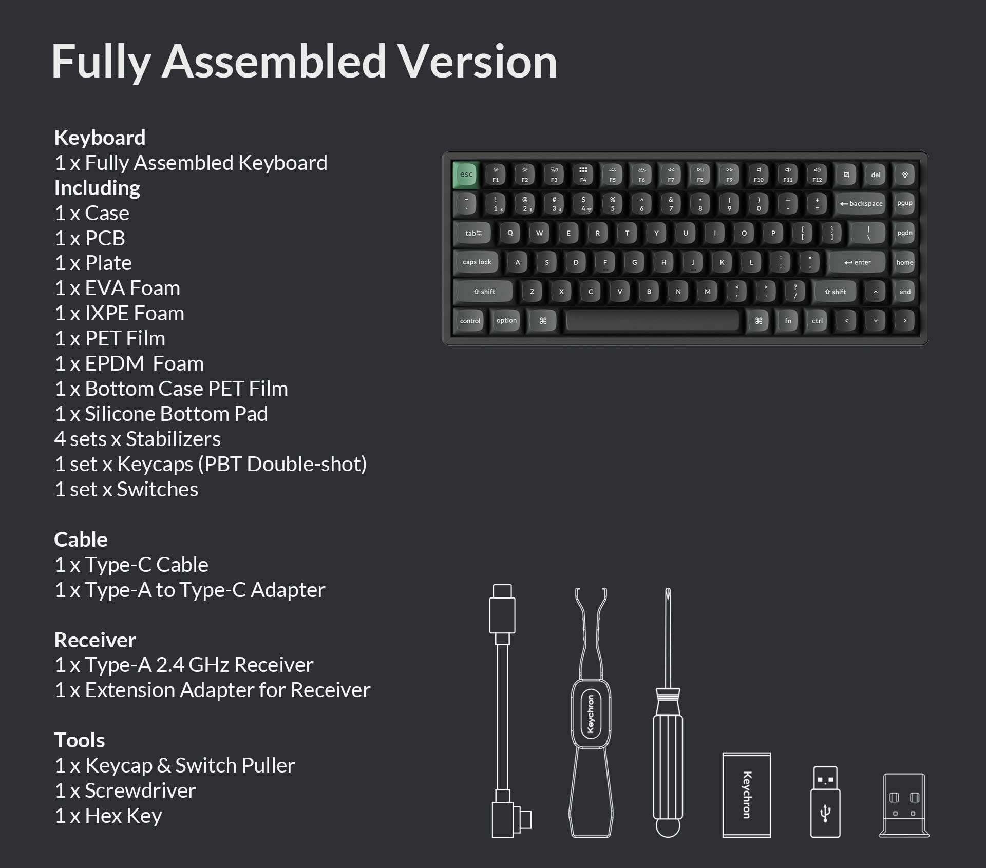 Keychron K2 Ultra 8K 75% Wireless Keyboard MK2MNNRTJQ |79800|