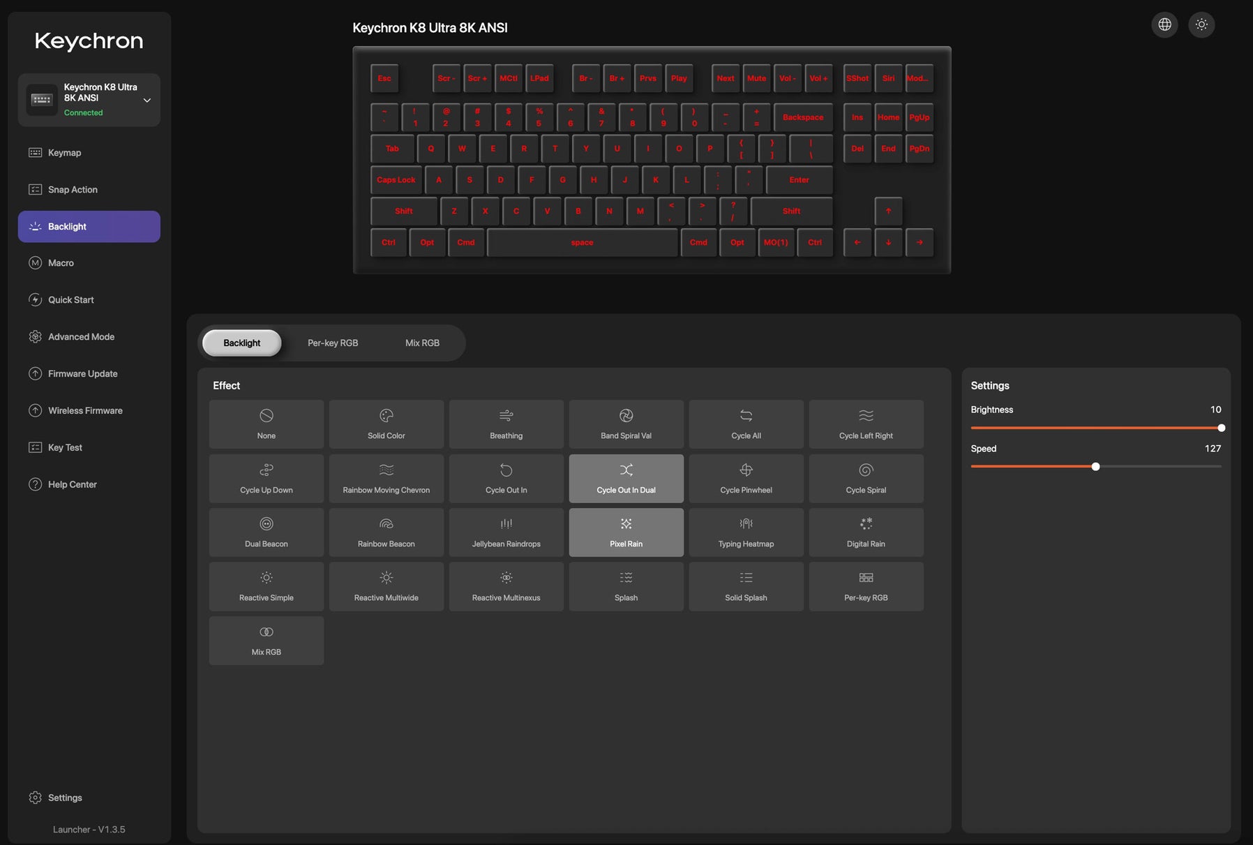 Keychron K8 Ultra 8K TKL Wireless Keyboard MK4H9UL5D8 |79816|