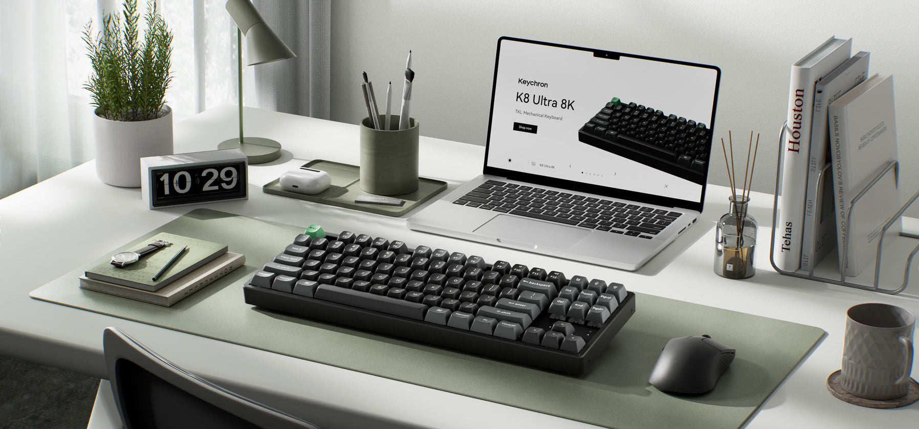 Keychron K8 Ultra 8K TKL Wireless Keyboard MK4H9UL5D8 |79809|