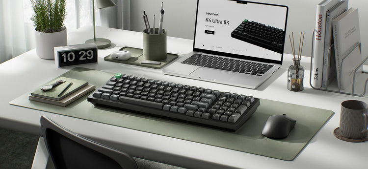Keychron K4 Ultra 8K 96% Wireless Keyboard MK1SLWXMHR |79849|