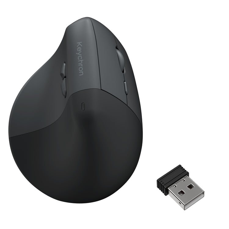 Keychron BM27 Silent 3212 Space Grey Wireless Vertical Mouse MK8NDRI9SQ |79957|
