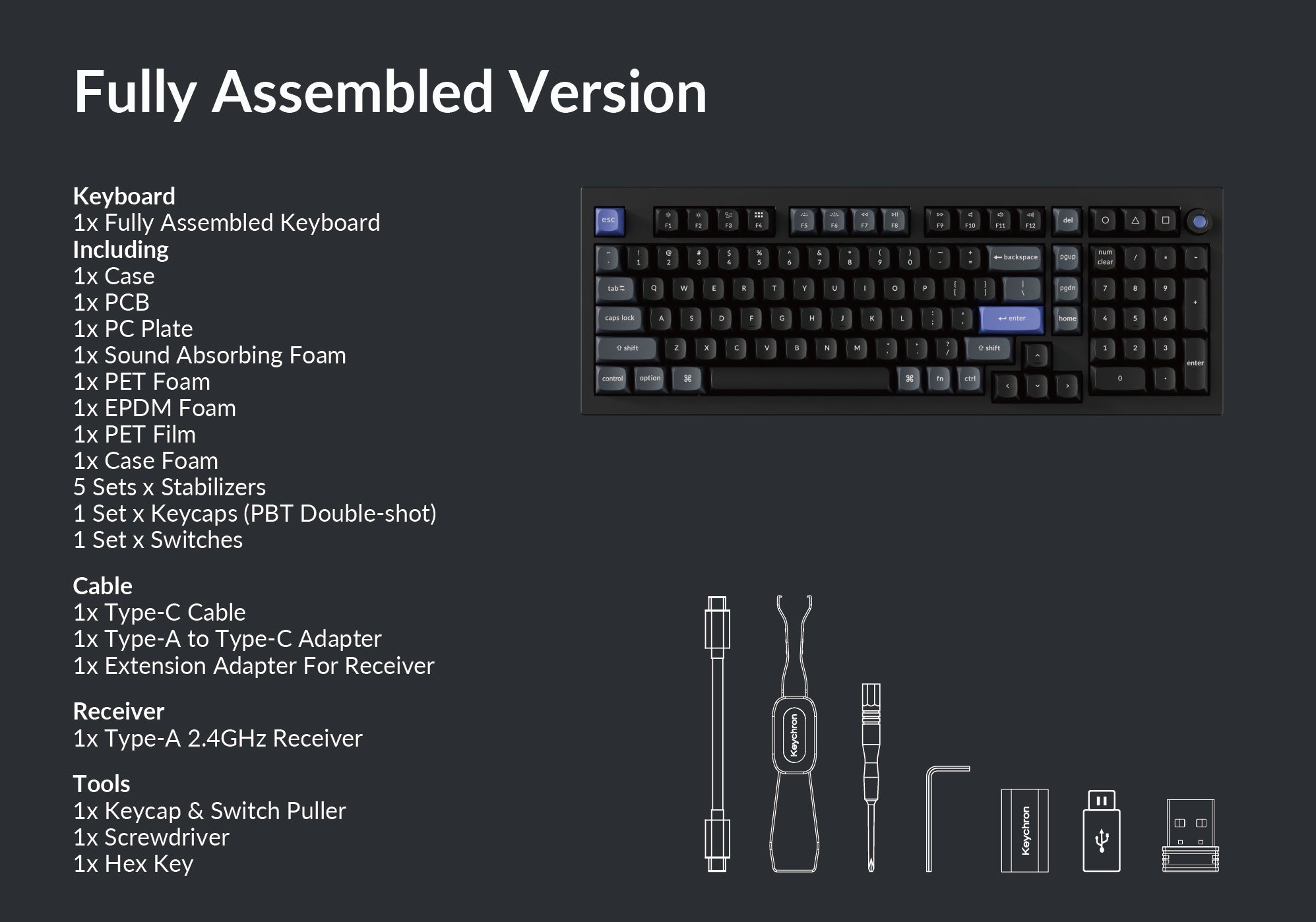 Keychron Q5 HE TMR * 8K Aluminum 96% Keyboard MKR57JC0FJ |79066|