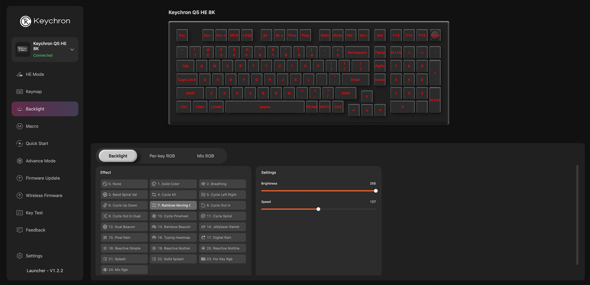 Keychron Q5 HE TMR * 8K Aluminum 96% Keyboard MKR57JC0FJ |79072|