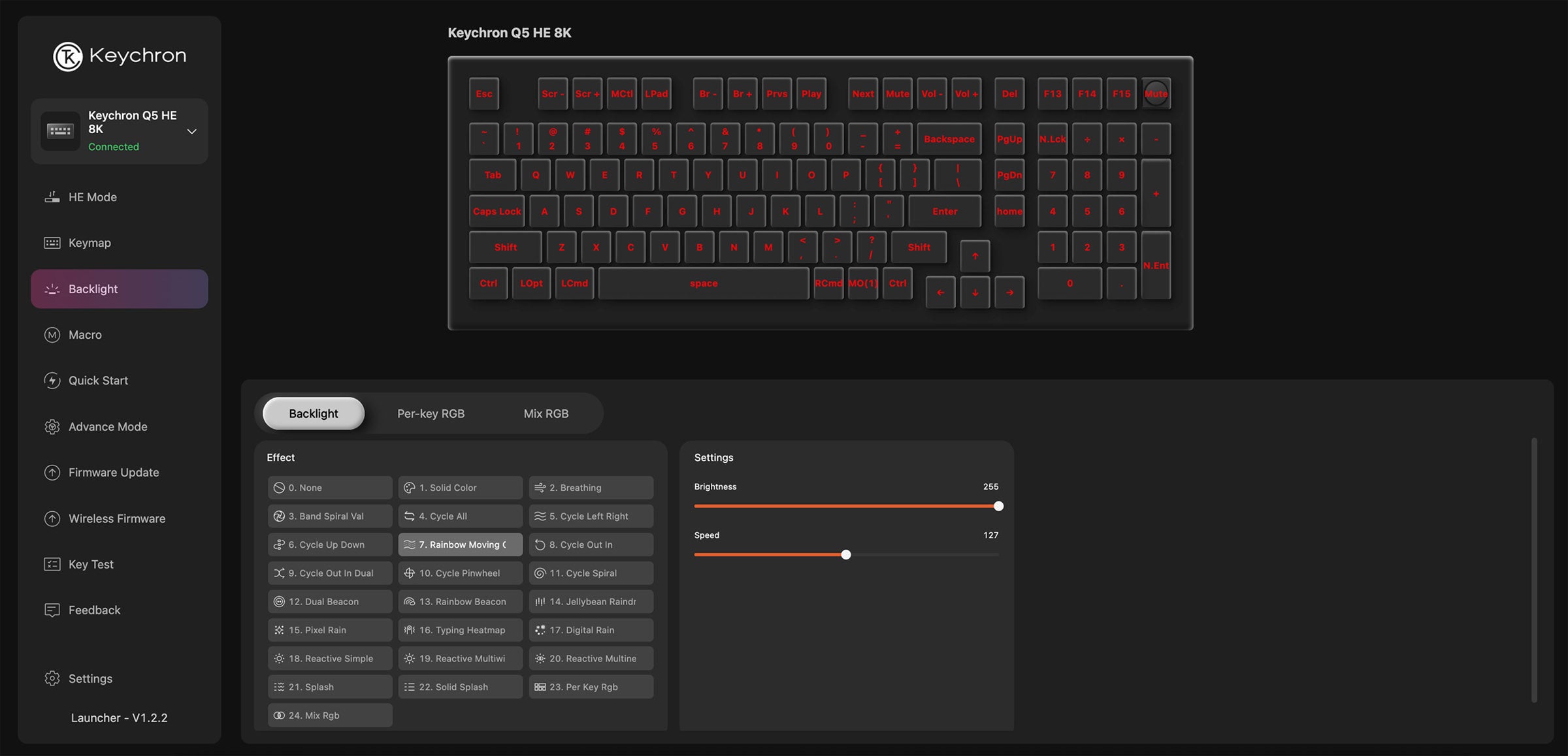 Keychron Q5 HE TMR * 8K Aluminum 96% Keyboard MKR57JC0FJ |79072|