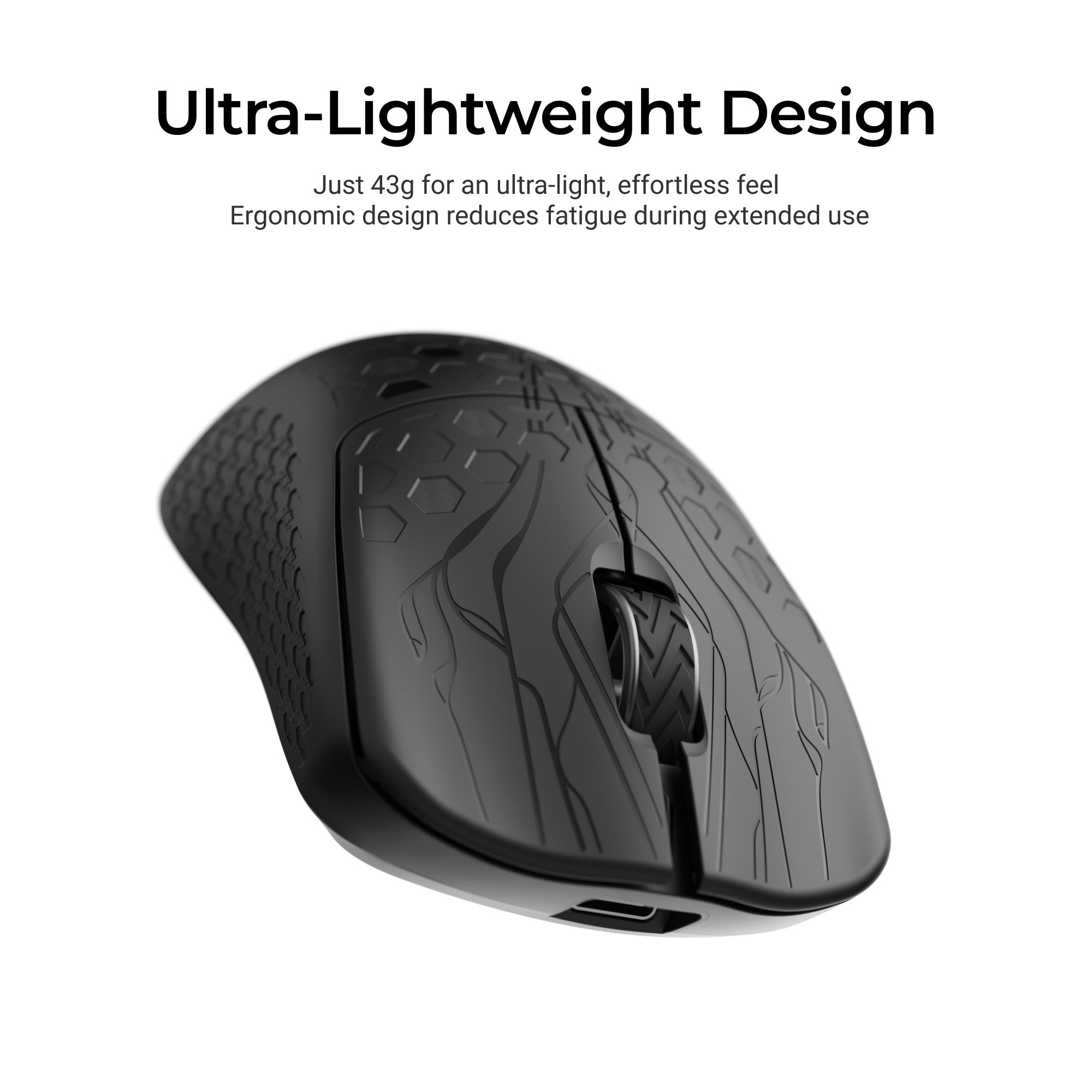 Keychron G5 3950 Black 8K Wireless Mouse MKKB3YBKD0 |79168|
