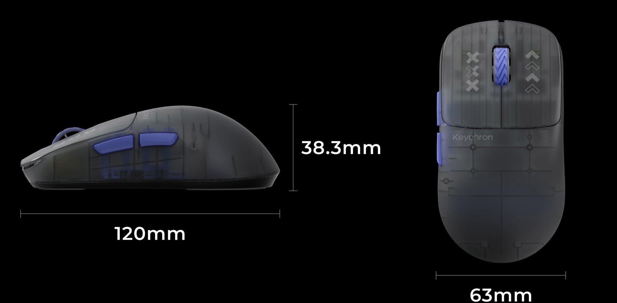 Keychron G3 3950 * 8K Wireless Mouse MKIX8HEI5B |79343|