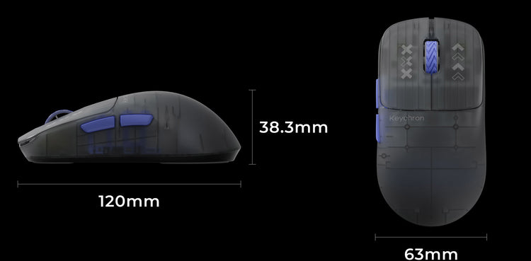 Keychron G3 3950 * 8K Wireless Mouse MKIX8HEI5B |79343|