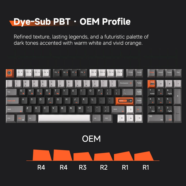 LUMINKEY Luminkey98 V2 Aluminum Wireless Keyboard MK82KBN9CY |78958|
