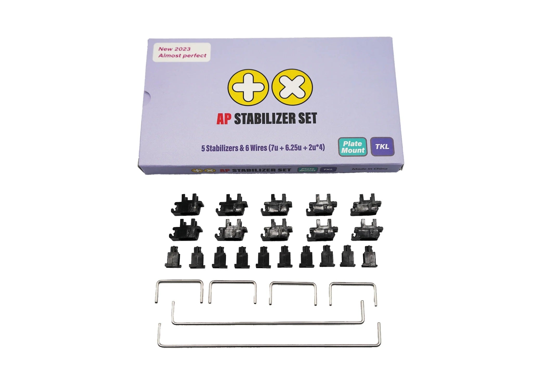 TX AP Stabilizers Rev 4 * Plate Mount Clip-In TKL Kit MKS939Q0CH |0|