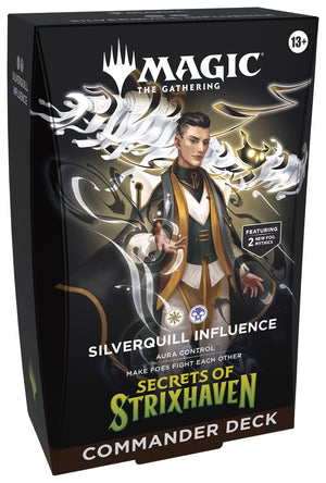 Magic the Gathering SOS Secrets of Strixhaven Commander Deck Silverquill Influence MK1B7AN1HT |0|