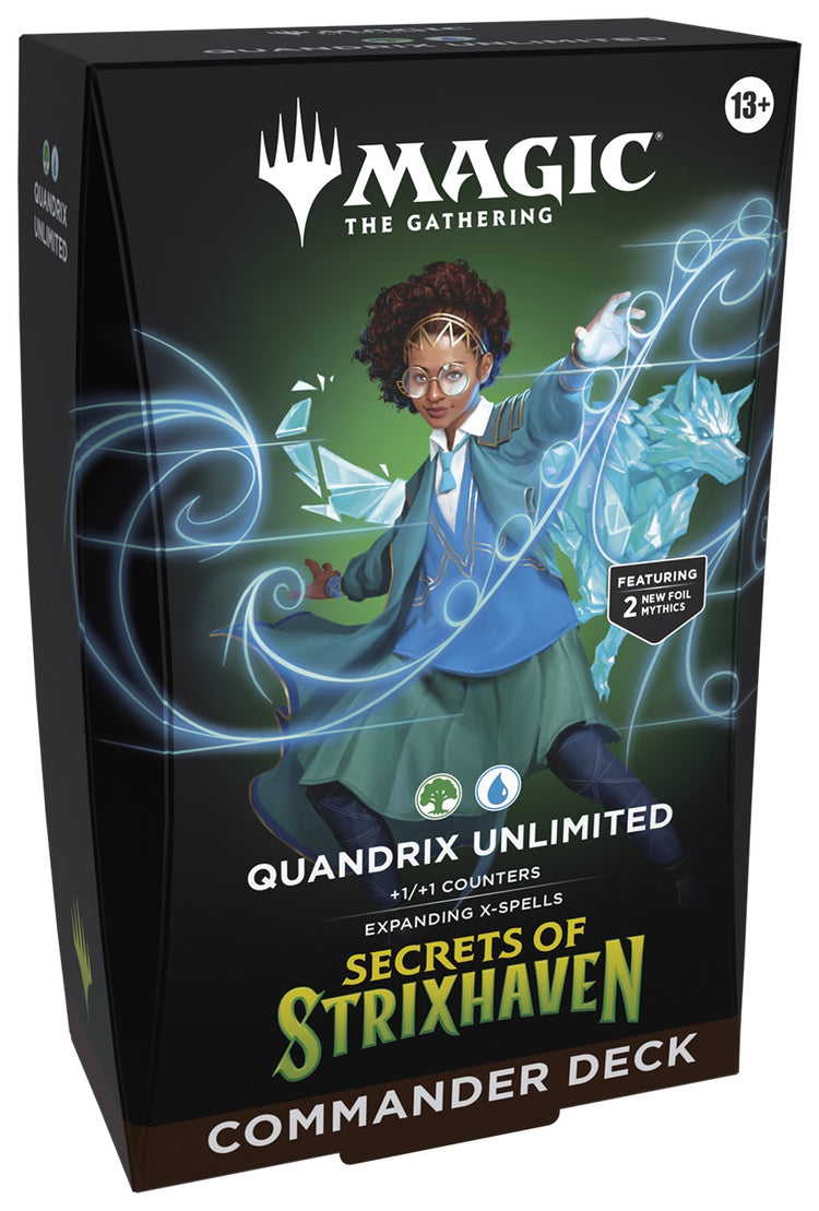 Magic the Gathering SOS Secrets of Strixhaven Commander Deck Quandrix Unlimited MKNO3GX6IS |0|