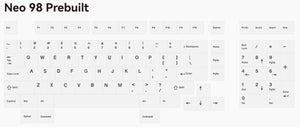 Neo98 * Aluminum 98% Wireless Prebuilt Keyboard MKX824EH5K |79122|