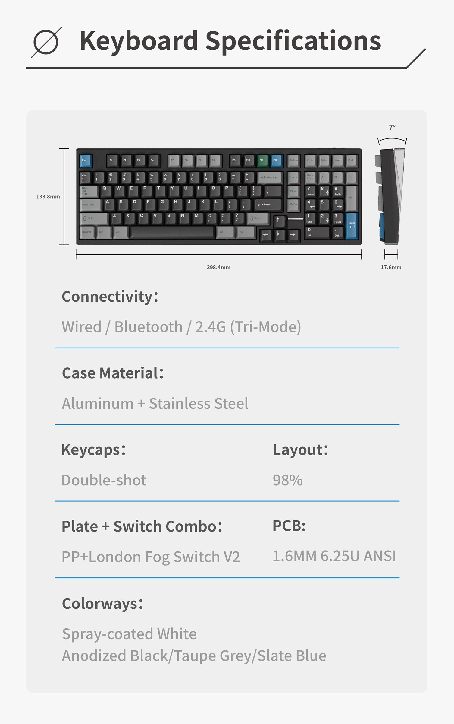 Neo98 98% Prebuilt Keyboard keyboard image