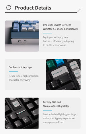 Neo98 * Aluminum 98% Wireless Prebuilt Keyboard MKX824EH5K |79114|