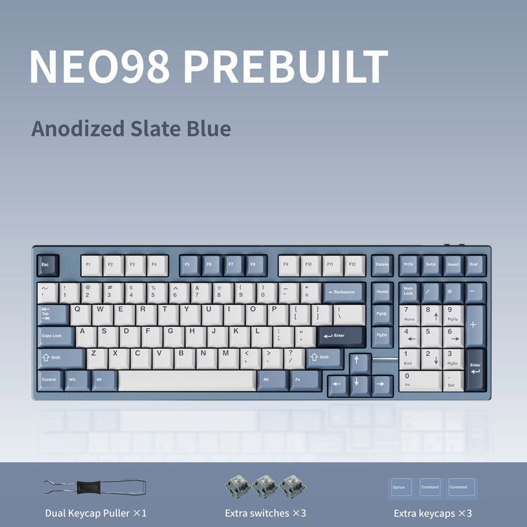 Neo98 * Aluminum 98% Wireless Prebuilt Keyboard MKX824EH5K |79111|