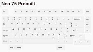 Neo75 * Aluminum 75% Wireless Prebuilt Keyboard MKWWYTKTAZ |79132|