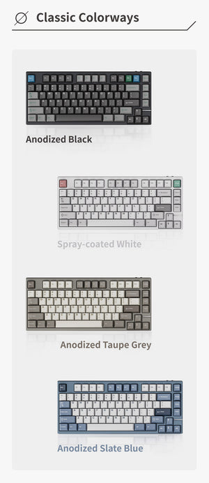 Neo75 * Aluminum 75% Wireless Prebuilt Keyboard MKWWYTKTAZ |79127|