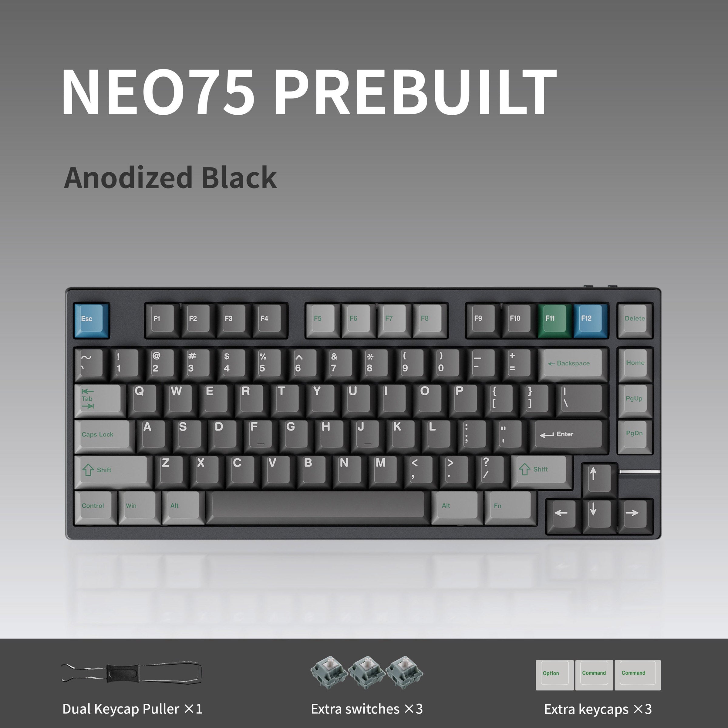 Neo studio Neo75 Prebuilt メカニカルキーボード Neo75 75% Prebuilt Keyboard – Mechanical Keyboards