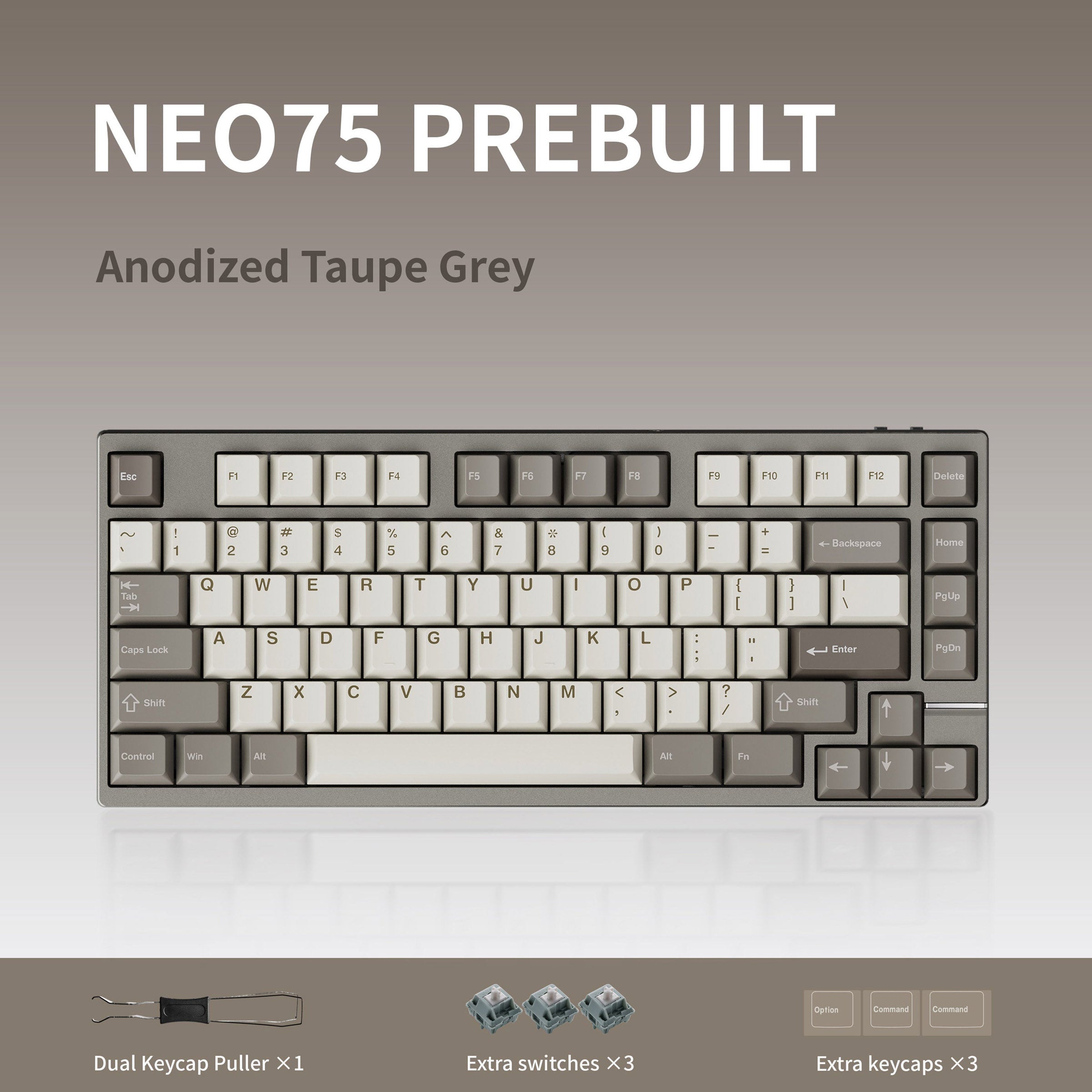 Neo studio Neo75 Prebuilt メカニカルキーボード Neo75 75% Prebuilt Keyboard