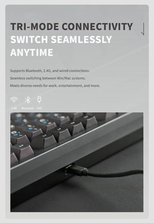 Qwertykeys QK80 Mk2 * Aluminum Wireless Prebuilt Keyboard MK00KUHKN3 |79142|