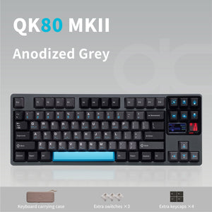 Qwertykeys QK80 Mk2 * Aluminum Wireless Prebuilt Keyboard MK00KUHKN3 |79148|