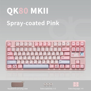 Qwertykeys QK80 Mk2 * Aluminum Wireless Prebuilt Keyboard MK00KUHKN3 |79147|