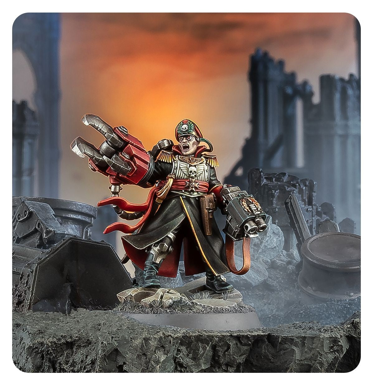 Warhammer 40000 Astra Militarum Commisar Yarrick MKBHR63YLD |79185|