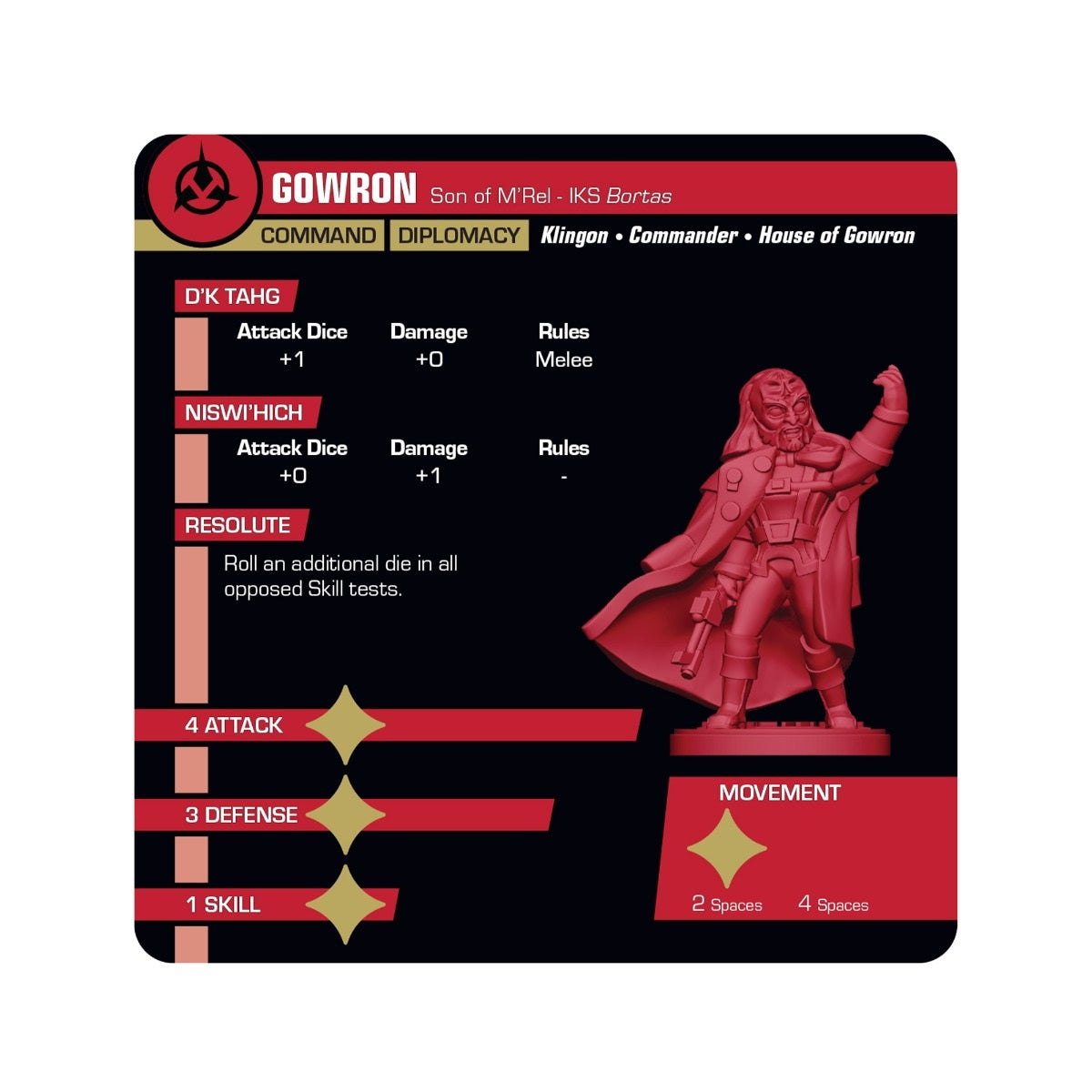 Star Trek Away Missions Commander Chancellor Gowron Klingon Expansion MKVJDCIMYB |79200|